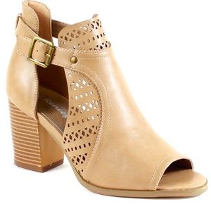 Renegade Stella Peep Toe Booties 10